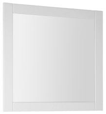 AQUALINE FAVOLO zrcadlo v rámu 80x80cm, bílá mat FV080 - Aqualine