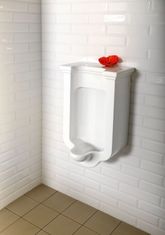 KERASAN WALDORF urinál se zakrytým přívodem vody, 44x72cm, bílá 413001 - Kerasan