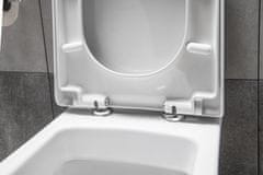 AQUALINE DONA WC sedátko, Soft Close, bílá FD121 - Aqualine