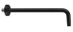 SAPHO Sprchové ramínko kulaté, 400mm, černá mat SL103 - Sapho