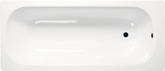 Smavit Obdélníková smaltovaná vana 170x70x39cm, bílá V170X70 - SMAVIT