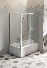 POLYSAN DEEP hluboká sprchová vanička, obdélník 130x75x26cm, bílá 72942 - Polysan