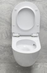 Gsi PURA závěsná WC mísa, Swirlflush, 36x55cm, bílá dual-mat 881509 - GSI