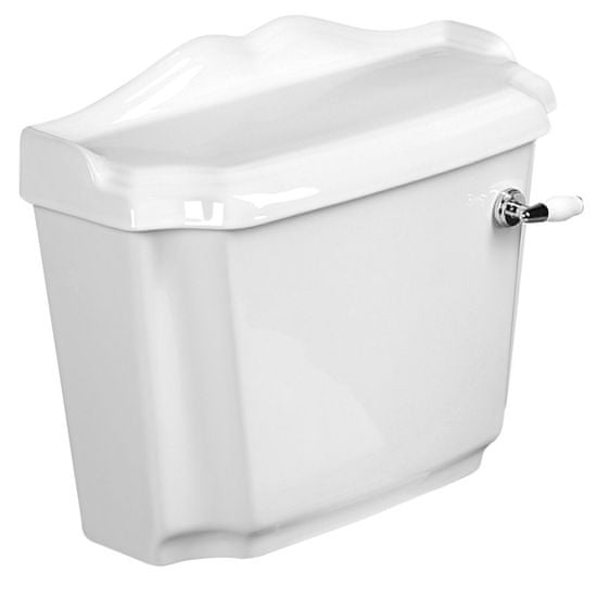 AQUALINE ANTIK WC nádržka včetně splachovacího mechanismu, bílá AK107-208 - Aqualine