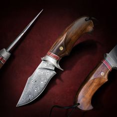 OEM Damaškový lovecký nůž MASTERPIECE Ryotaro-Zelená KP26626