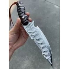 OEM Damaškový lovecký nůž MASTERPIECE Renzo-Černá KP26627