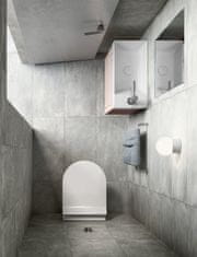 Gsi KUBE X závěsná WC mísa, Swirlflush, 36x50cm, bílá ExtraGlaze 941611 - GSI