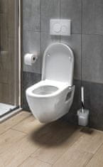 AQUALINE NERA závěsná WC mísa, 35,5x50cm, bílá NS952 - Aqualine