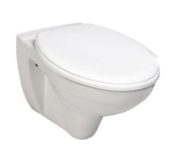 AQUALINE TAURUS závěsná WC mísa, 36x54,5cm, bílá LC1582 - Aqualine