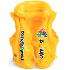 XQMAX Dětská plovací vesta, 50 x 47 cm, žlutá, INTEX