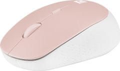 Natec Natec optická myš HARRIER 2/1600 DPI/Kancelářská/Optická/Bezdrátová Bluetooth/Bílá-růžová