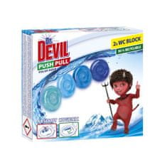 TOMIL Dr. Devil WC push pull gel 2x20g Polar Aqua