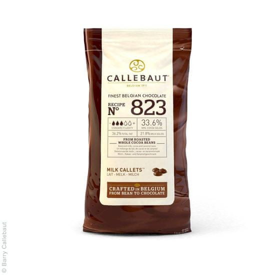 Callebaut Čokoládová poleva mléčná -1kg -