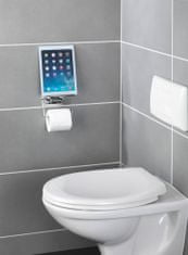 Wenko Držák na toaletní papír + police tablet , smartphone , 2 v 1
