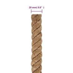 Greatstore Jutové lano 25 m dlouhé 20 mm silné