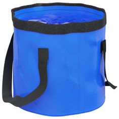 Greatstore Skládací kbelíky 2 ks modré 20 l PVC