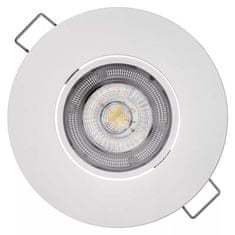 Emos Bílé LED bodové svítidlo 5W s výklopným rámečkem Economy+ Barva světla: Teplá bílá ZD3121