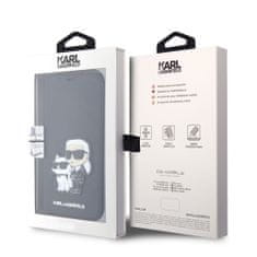Karl Lagerfeld & Choupette NFT Saffiano pouzdro pro iPhone 13