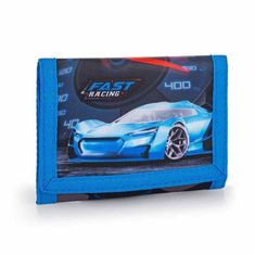Karton P+P Oxybag Dětská textilní peněženka Auto modrá
