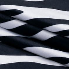 AmeliaHome Ubrus FUN bílá/černá 40 x 140 cm
