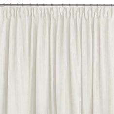 HOMEDE Závěs MILANA klasická transparentní dračí páska 7,5 cm krémový, velikost 140x245