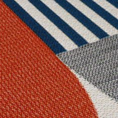 Flair Kusový koberec Dauntless Geo Fusion Ochre – na ven i na doma 160x160 (průměr) kruh