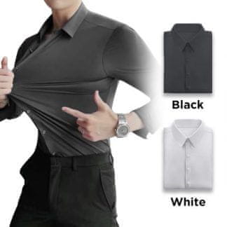 VIVVA® Nemačkavá Pánská Košile, Pánské košile, Bílá košile a Černá košile | BRILLSHIRT
