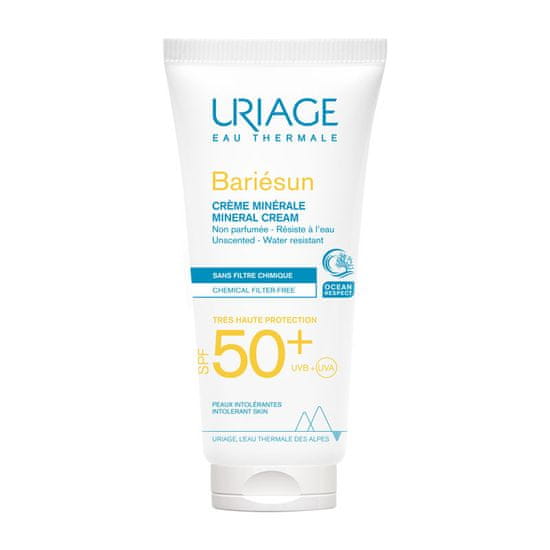 Uriage URIAGE Bariésun minerální ochranný krém na obličej a tělo SPF 50+ Objem: 100 ml