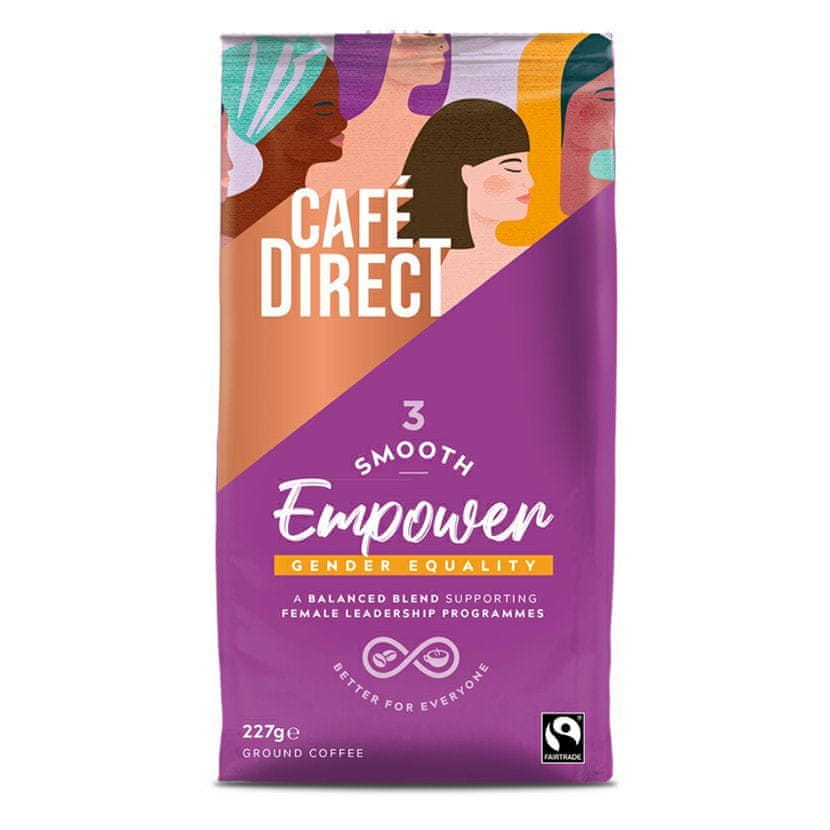 Levně Cafédirect mletá káva Arabika Smooth s tóny mléčné čokolády 227 g