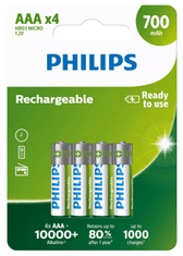 Philips R03B4A70/10 baterie AA Rechargeables