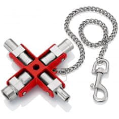 Knipex 00 11 06 Univerzální klíč Pro běžné skříně a systémy zavírání