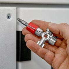Knipex 00 11 02 Klíč na rozvodné skříně Pro běžné skříně a systémy zavírání