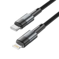 Tech-protect Ultraboost kabel USB-C / Lightning 20W 3A 2m, šedý
