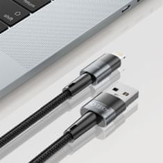 Tech-protect Ultraboost kabel USB / Lightning 12W 2.4A 2m, šedý