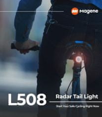 MAGENE Zadní světlo s radarem pro detekci vozidel Magene L508 Radar Tail Light
