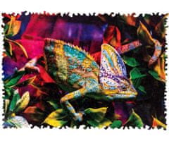 Puzzler DŘEVĚNÉ BAREVNÉ PUZZLE - Úžasný chameleon