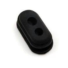eWheel Vrchní těsnící gumička pro brzdové lanko a datový kabel Xiaomi koloběžky, černá