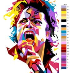 Malujsi Malování podle čísel - Michael Jackson 04 - 40x60 cm, bez dřevěného rámu
