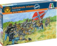 Italeri figurky Konfederátní pěchota (Americká občanská válka), Model Kit figurky 6178, 1/72