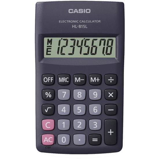Casio Kalkulačka HL 815 L kapesní / 8 míst černá