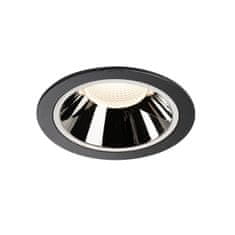 SLV BIG WHITE NUMINOS DL XL vnitřní LED zápustné stropní svítidlo černá/chrom 4000 K 55° 1004041