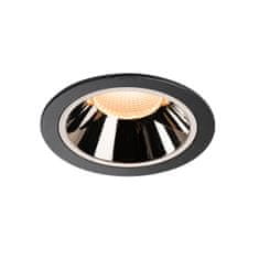 SLV BIG WHITE NUMINOS DL XL vnitřní LED zápustné stropní svítidlo černá/chrom 2700 K 20° 1003987