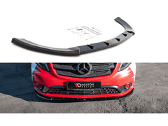 Maxton Design spoiler pod přední nárazník ver.2 pro Mercedes Vito W447 Facelift, černý lesklý plast ABS