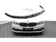 Maxton Design spoiler pod přední nárazník ver.2 pro BMW řada 5 G30, černý lesklý plast ABS