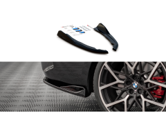 Maxton Design boční difuzory pod zadní nárazník ver.2 pro BMW řada 4 G22/M-Pack, černý lesklý plast ABS