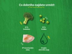 GERBER Organic dětský příkrm brokolice s hráškem a krutím masem 190 g