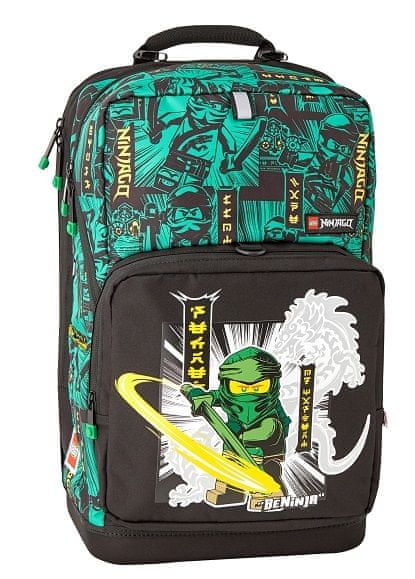 Levně LEGO Bags Ninjago Green Maxi Plus - školní batoh, 2 dílný set