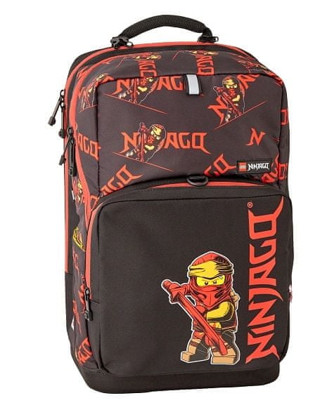 Levně LEGO Bags Ninjago Red Maxi Plus - školní batoh, 2 dílný set