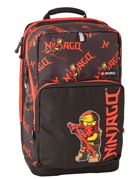Levně LEGO Bags Ninjago Red Maxi Light - školní batoh