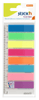 Samolepící záložky Stick'n 21345 | 45x12 mm, 8x25 lístků, 8 barev + pravítko